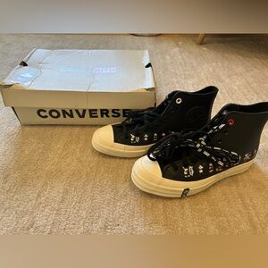 Never worn Converse/Kith/Disney high top sneakers, size 8.5 womens/6.5 men’s